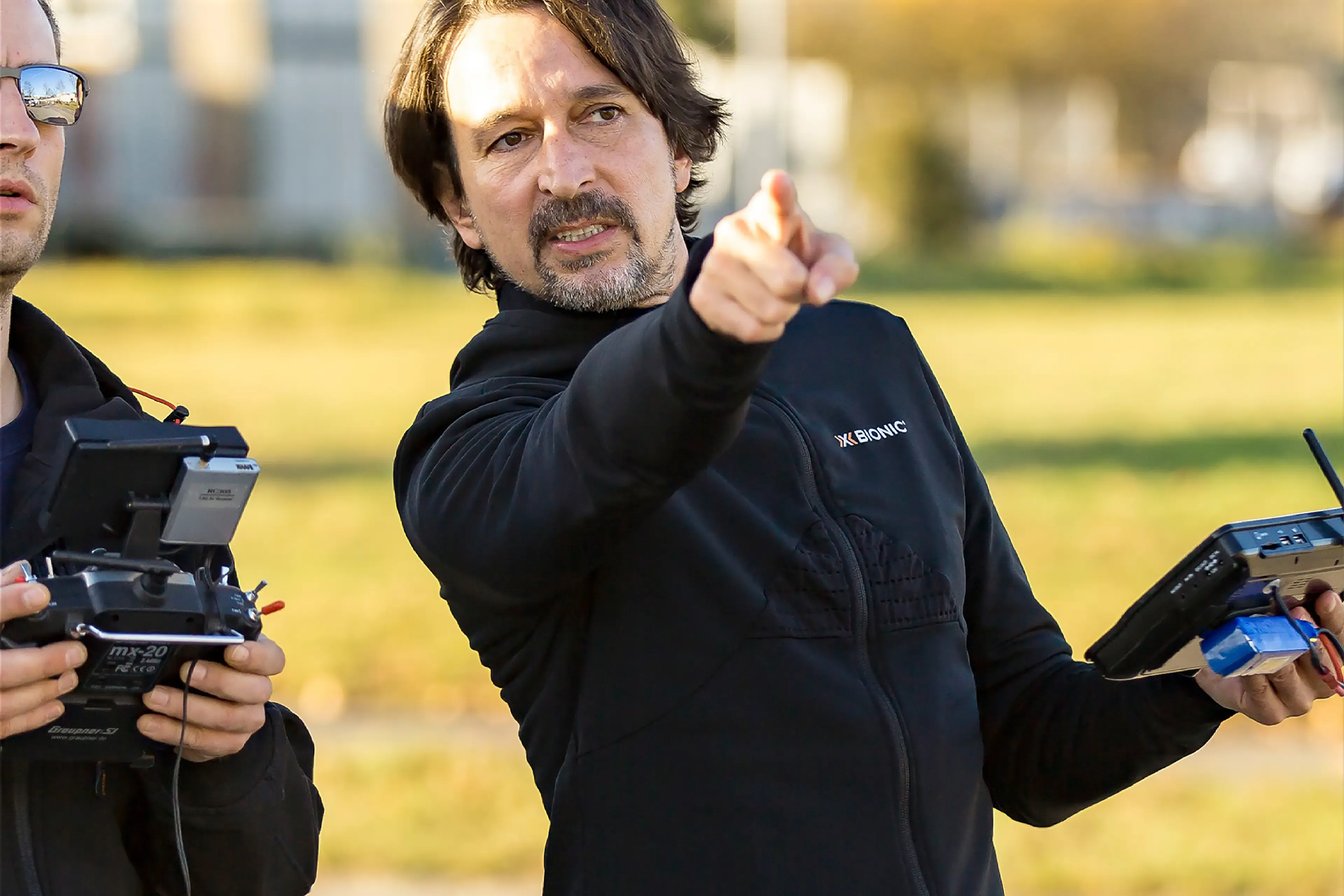 Sigi Fischer bei einem Shooting